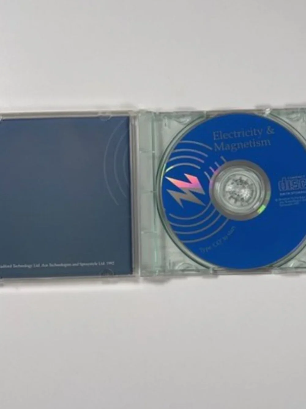 Electricity & Magnetism (PC CD-ROM, 1992) MS-DOS Educational Software Cambrix